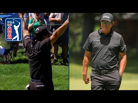 100 feet! Phil Mickelson’s two monster putts at Travelers