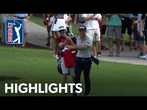 Hovland holes out FROM THE TREES at TOUR Championship | 2021