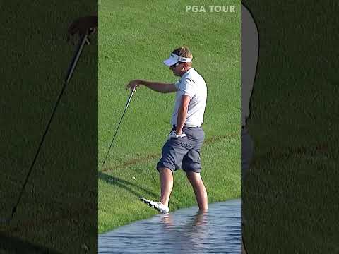 Slippery shot, awesome reaction 😂