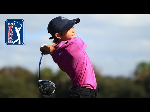 Charlie Woods | Every tee shot televised from 2020 PNC Championship