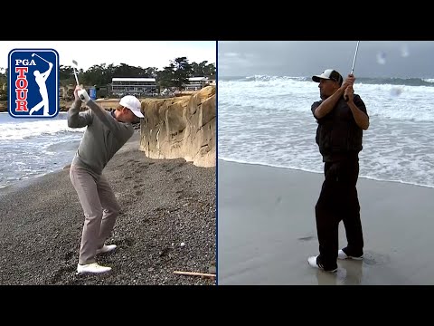 All-time moments from the actual beaches at AT&T Pebble Beach