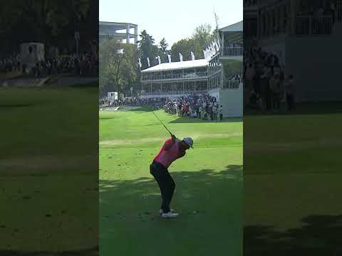 What a shot! Jon Rahm’s one-hop ace at WGC-Mexico