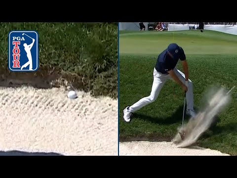 Jordan Spieth’s unlucky break and ruling leads to bogey at RBC