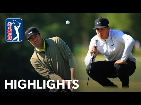 Highlights of Round 4 Four-ball by T. Kim and S. Kim