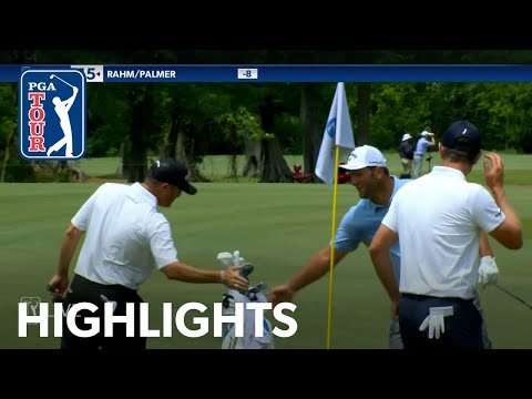 Jon Rahm holes out from bunker for birdie at Zurich Classic | 2021